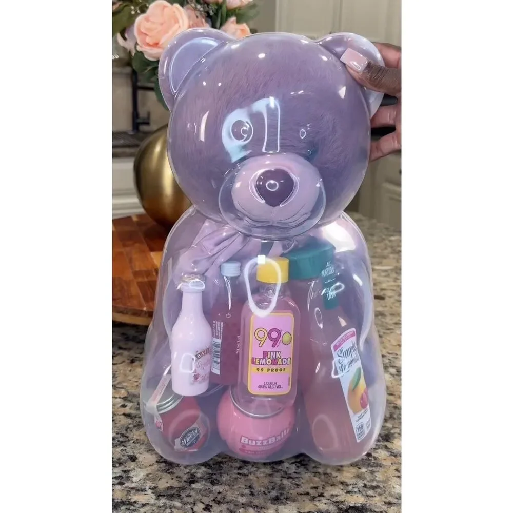 Gummy Bear Plastic Gift Container Clear 16 Inch Large Gift Storage Party‎ BAby